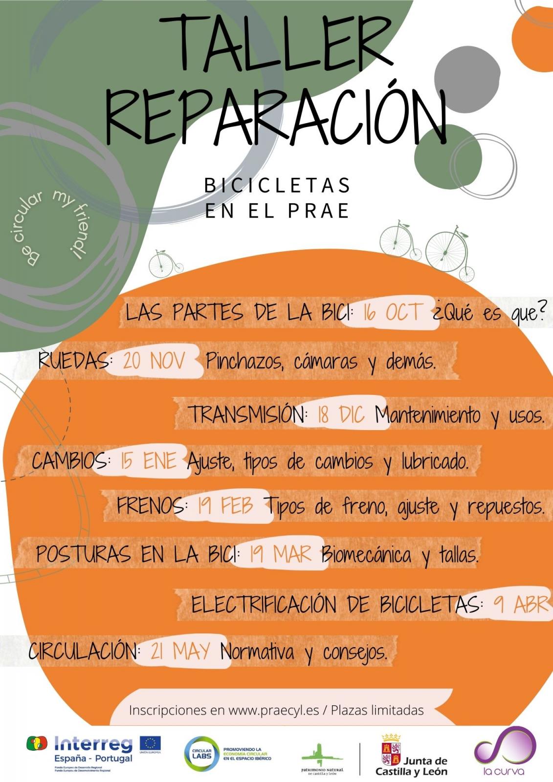 TALLER DE REPARACIÓN DE BICICLETAS EN EL PRAE